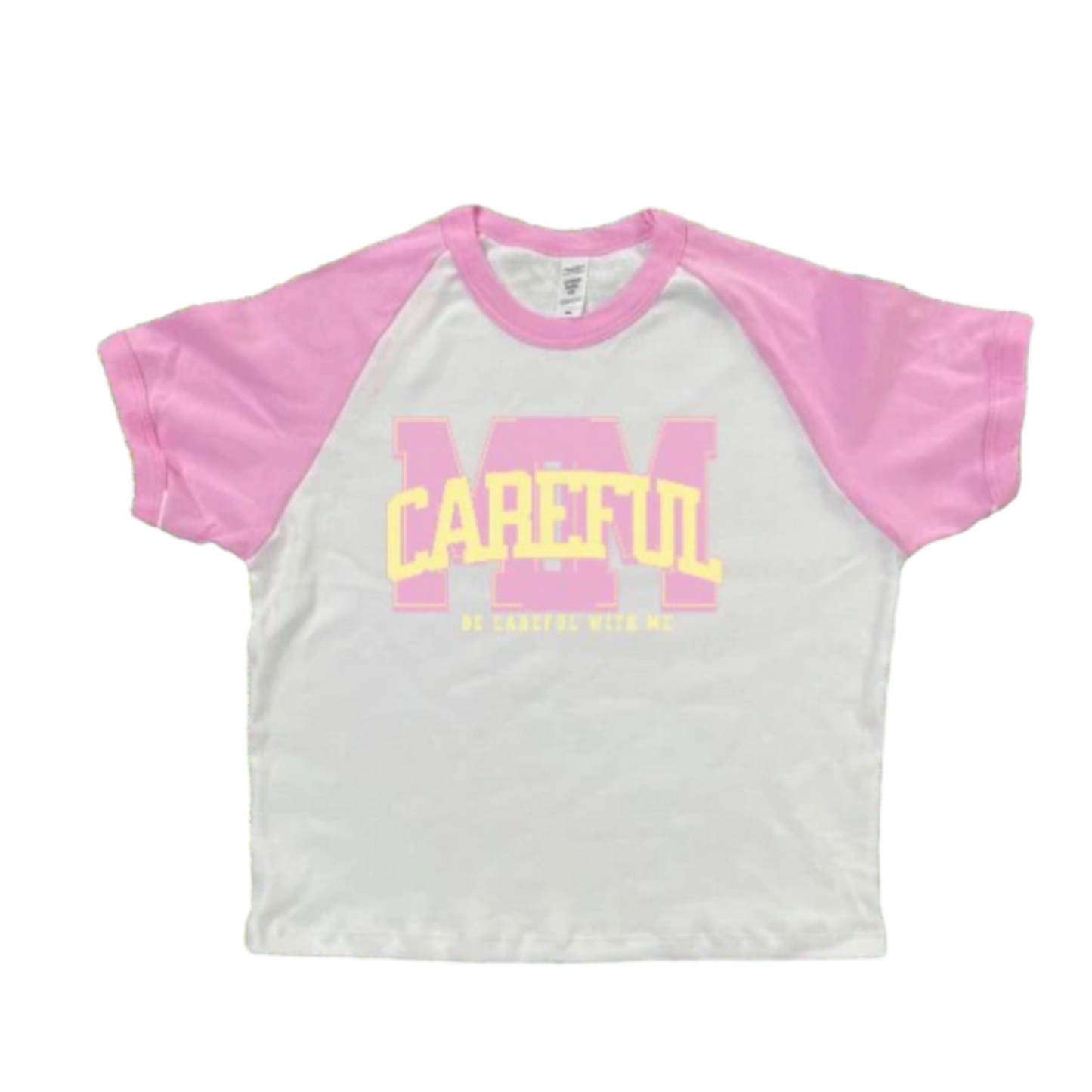 Careful Crop Top (Pink)
